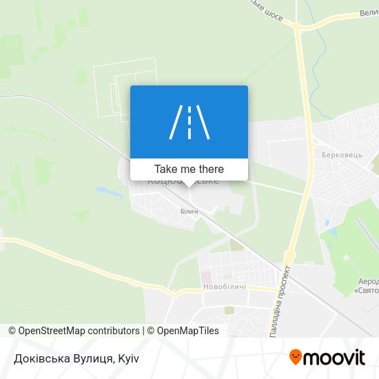 Доківська Вулиця map