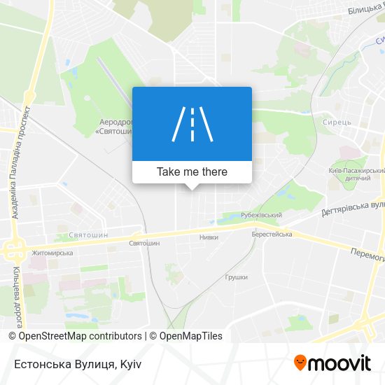 Естонська Вулиця map