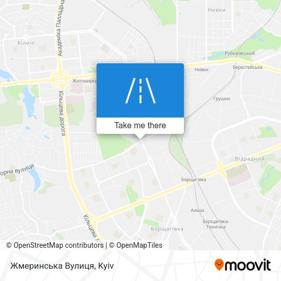 Жмеринська Вулиця map