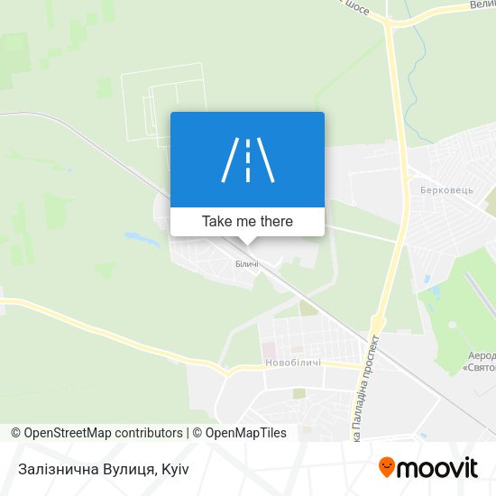 Залізнична Вулиця map