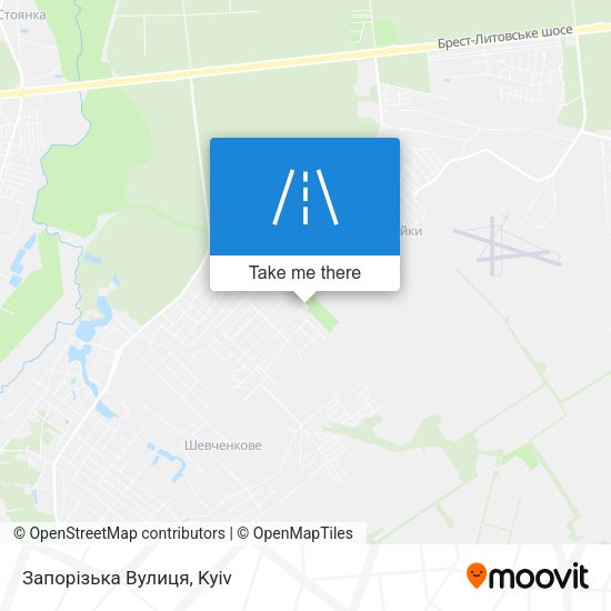 Запорізька Вулиця map