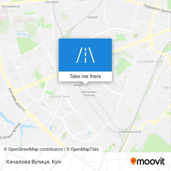 Карта Качалова Вулиця