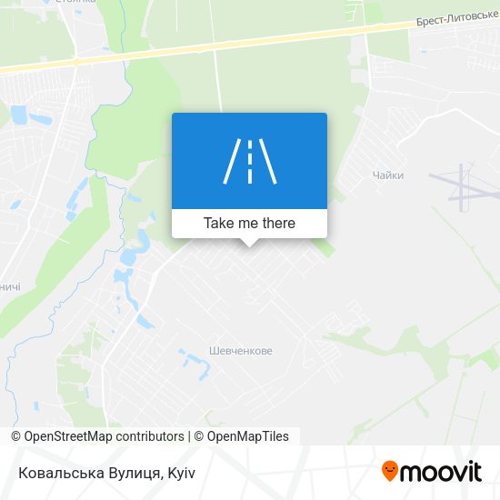 Ковальська Вулиця map