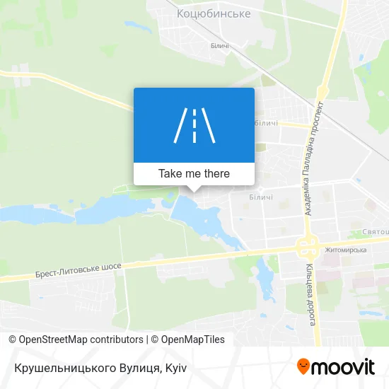 Карта Крушельницького Вулиця