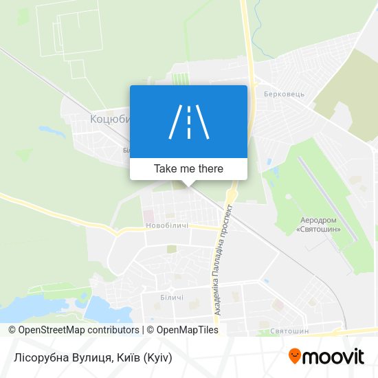 Лісорубна Вулиця map