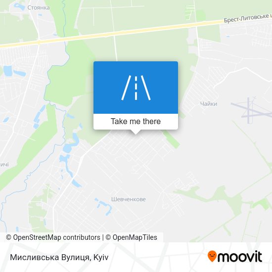 Мисливська Вулиця map