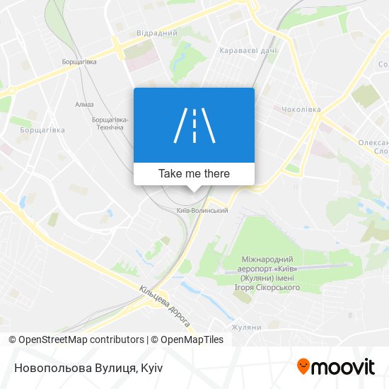 Новопольова Вулиця map