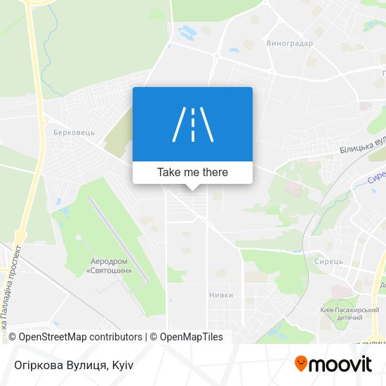 Огіркова Вулиця map