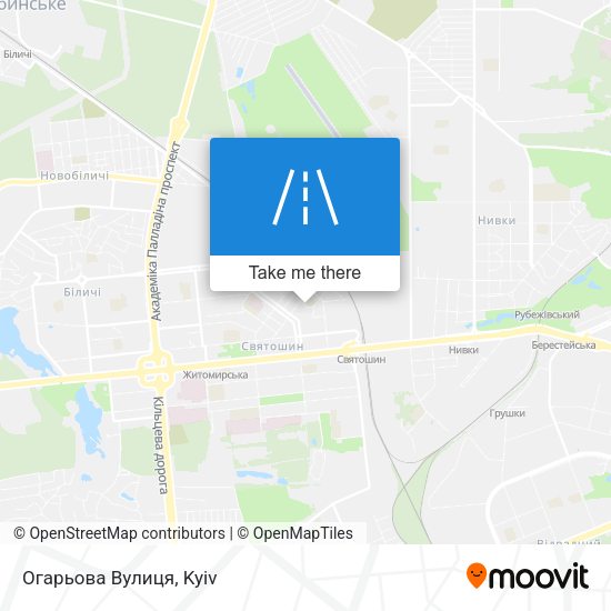 Огарьова Вулиця map