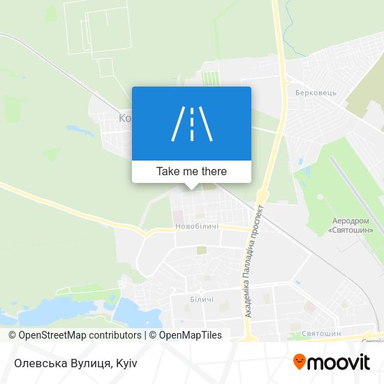 Олевська Вулиця map