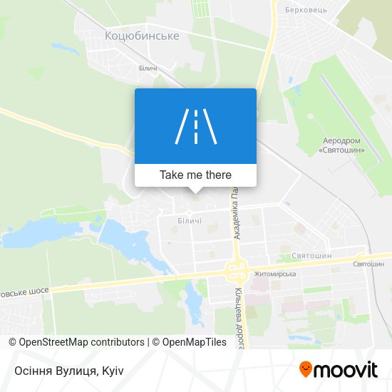 Осіння Вулиця map
