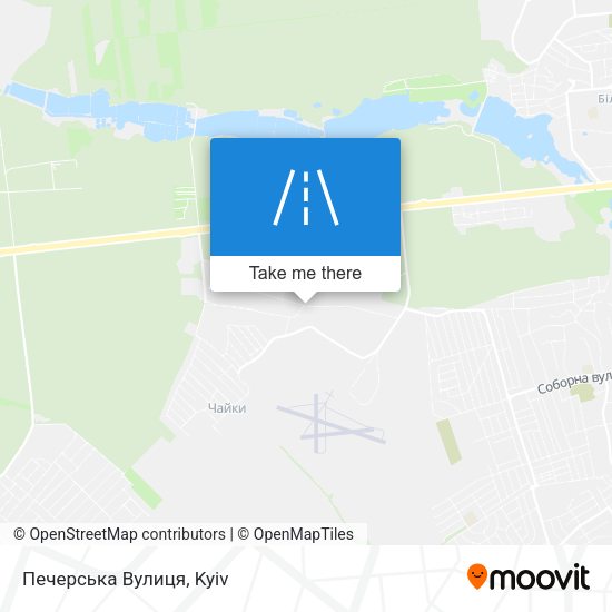 Печерська Вулиця map