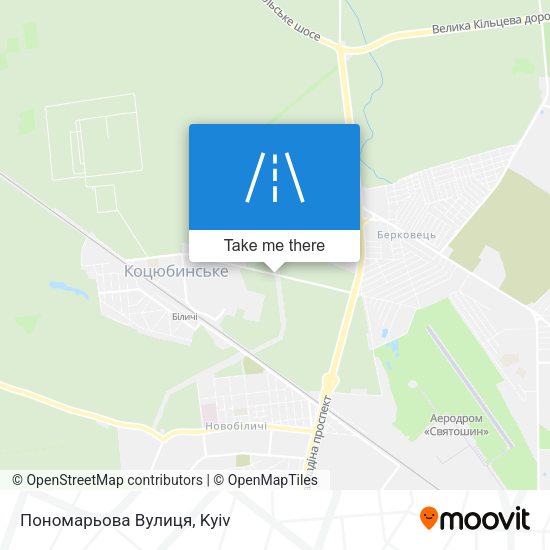 Пономарьова Вулиця map