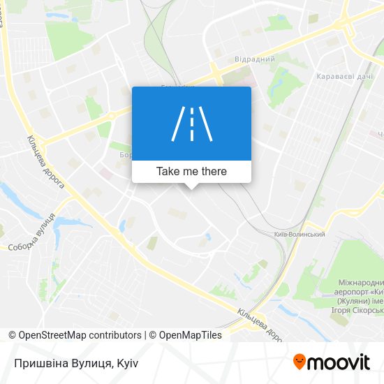 Пришвіна Вулиця map