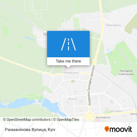 Рахманінова Вулиця map