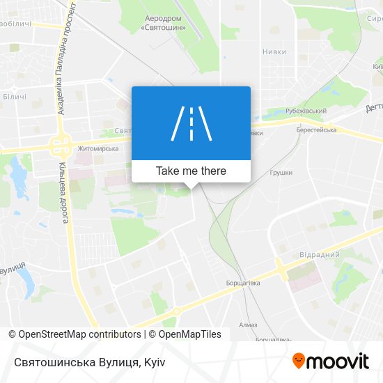 Святошинська Вулиця map