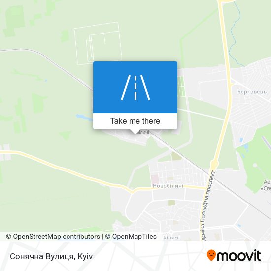 Сонячна Вулиця map