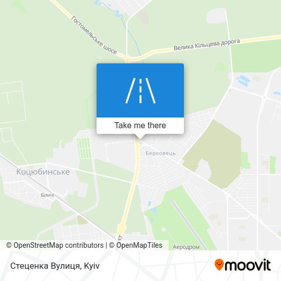 Стеценка Вулиця map