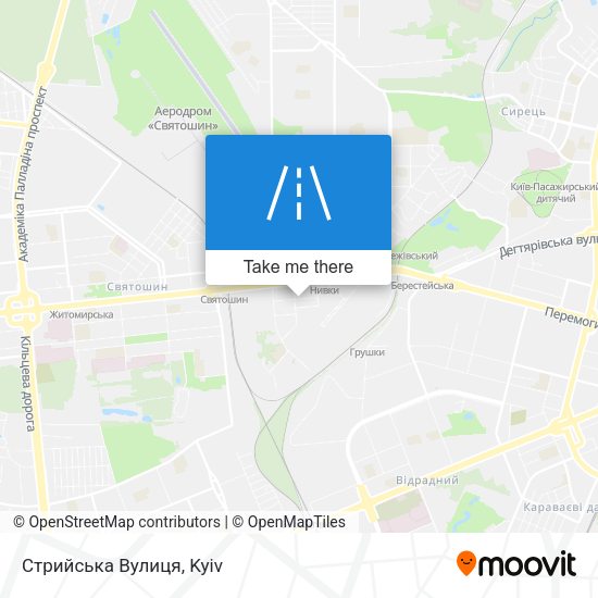 Стрийська Вулиця map