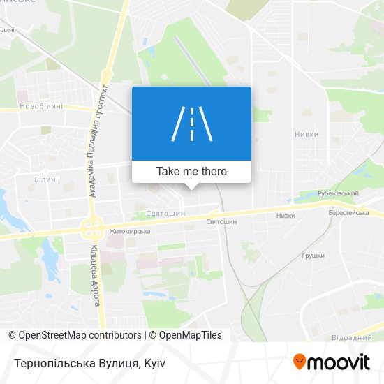 Тернопільська Вулиця map