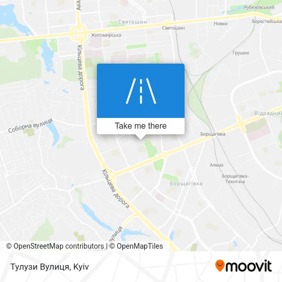 Карта Тулузи Вулиця