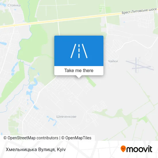 Карта Хмельницька Вулиця
