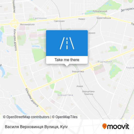 Василя Верховинця Вулиця map