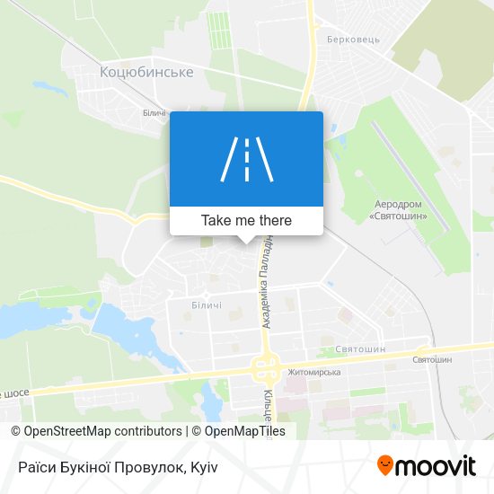 Раїси Букіної Провулок map