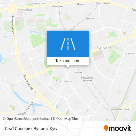 Карта Сім’Ї Сосніних Вулиця