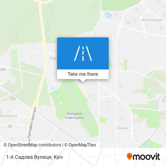 1-А Садова Вулиця map