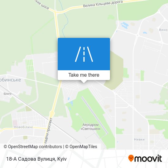 18-А Садова Вулиця map