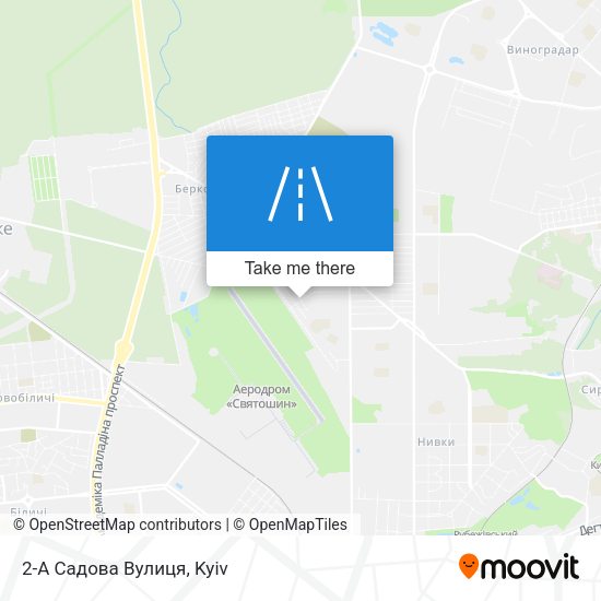 2-А Садова Вулиця map