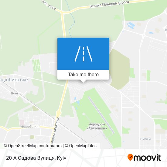 20-А Садова Вулиця map