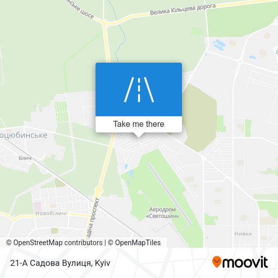 21-А Садова Вулиця map