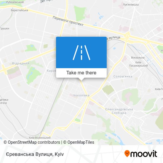 Єреванська Вулиця map