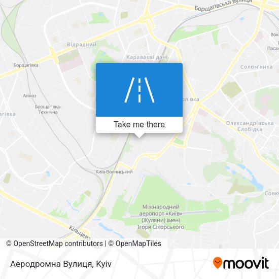 Аеродромна Вулиця map