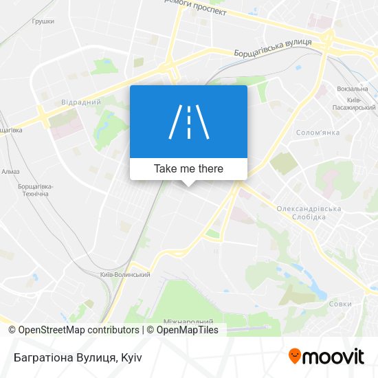 Багратіона Вулиця map