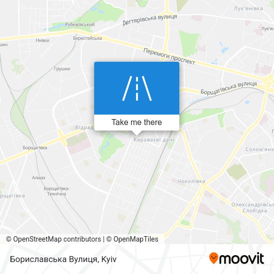 Бориславська Вулиця map