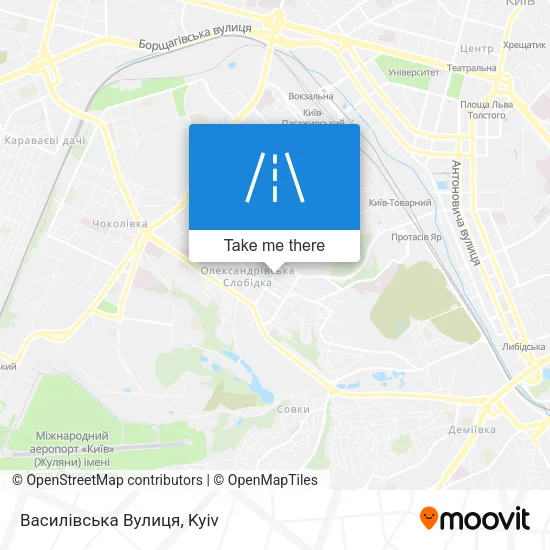 Карта Василівська Вулиця