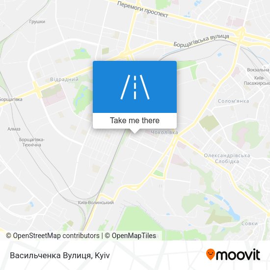 Васильченка Вулиця map