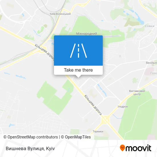 Карта Вишнева Вулиця