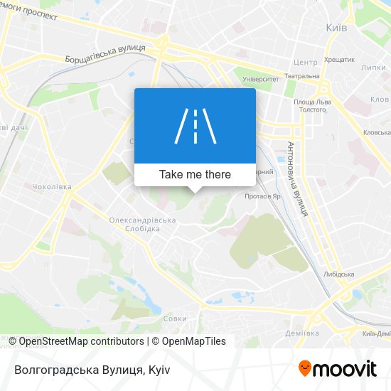 Волгоградська Вулиця map