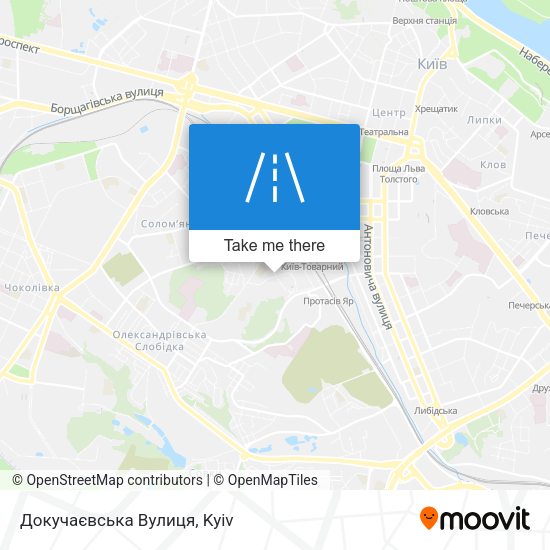 Докучаєвська Вулиця map