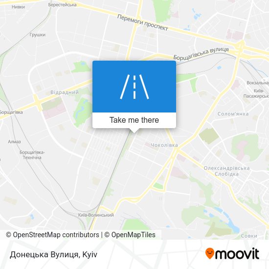 Донецька Вулиця map