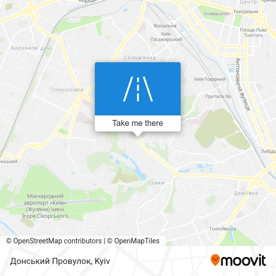 Карта Донський Провулок
