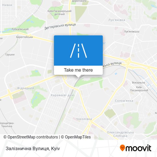 Залізнична Вулиця map
