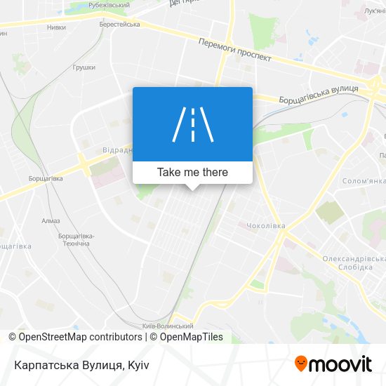 Карпатська Вулиця map