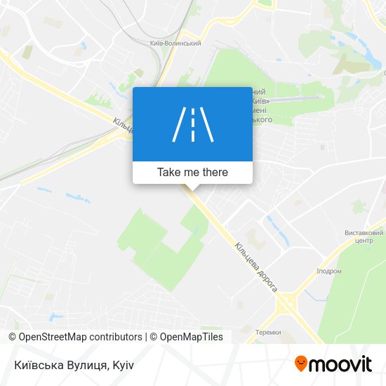Київська Вулиця map