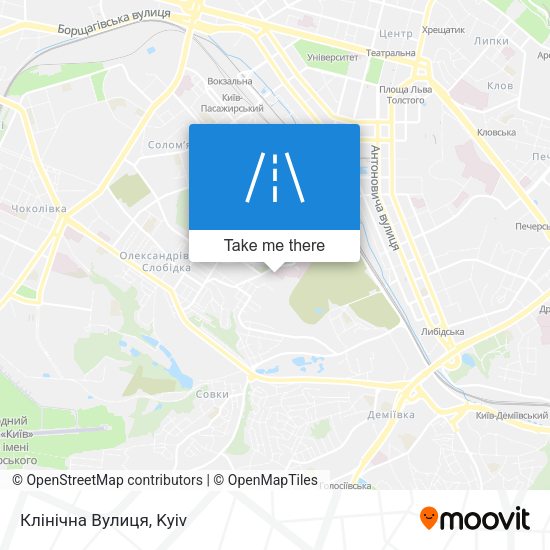 Клінічна Вулиця map