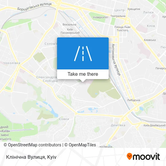 Карта Клінічна Вулиця